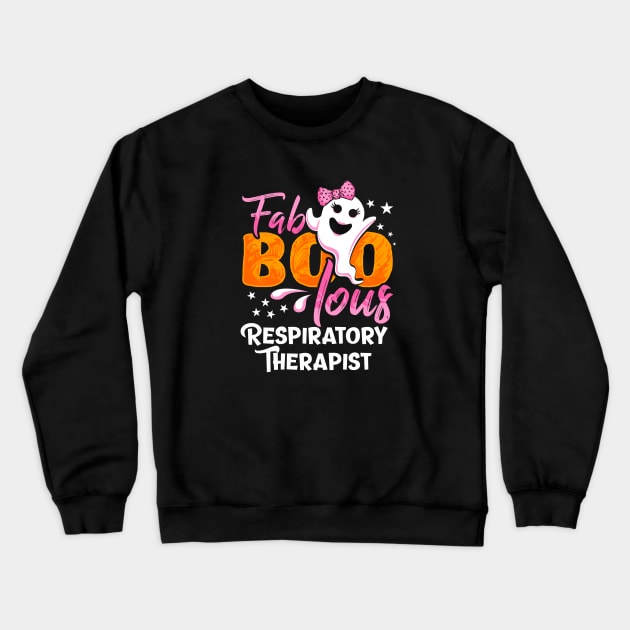 FaBOOlous Respiratory Therapist Halloween Crewneck Sweatshirt by BDAZ